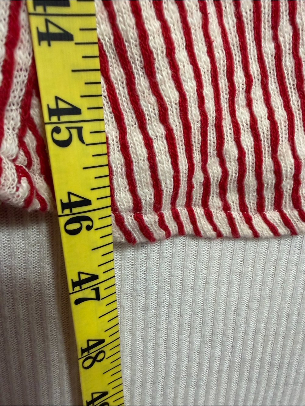 Zara Red White Striped Lace-Up Back Midi Dress Size Small Coastal Cottagecore - Picture 12 of 12
